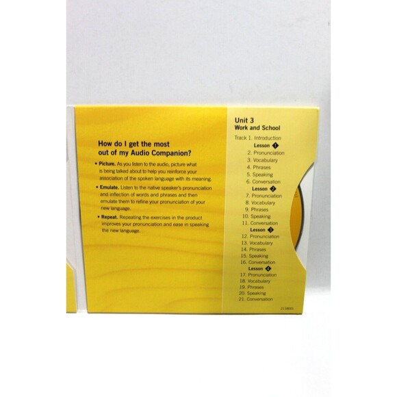 Rosetta Stone French Level 1 Basics Greetings Units 1 to 4 Audio CD No Headset - Picture 11 of 16